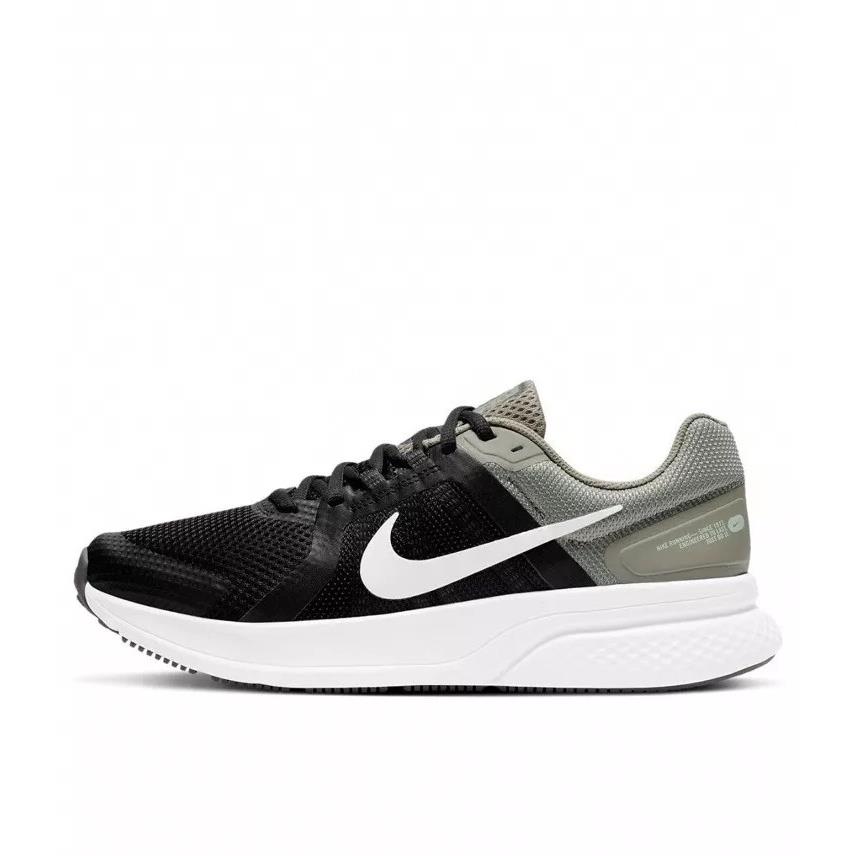 Nike Mens Run Swift 2 Running Size 13 Box NO Lid CU3517 300 - LIGHT ARMY PURE PLATINUM BLACK