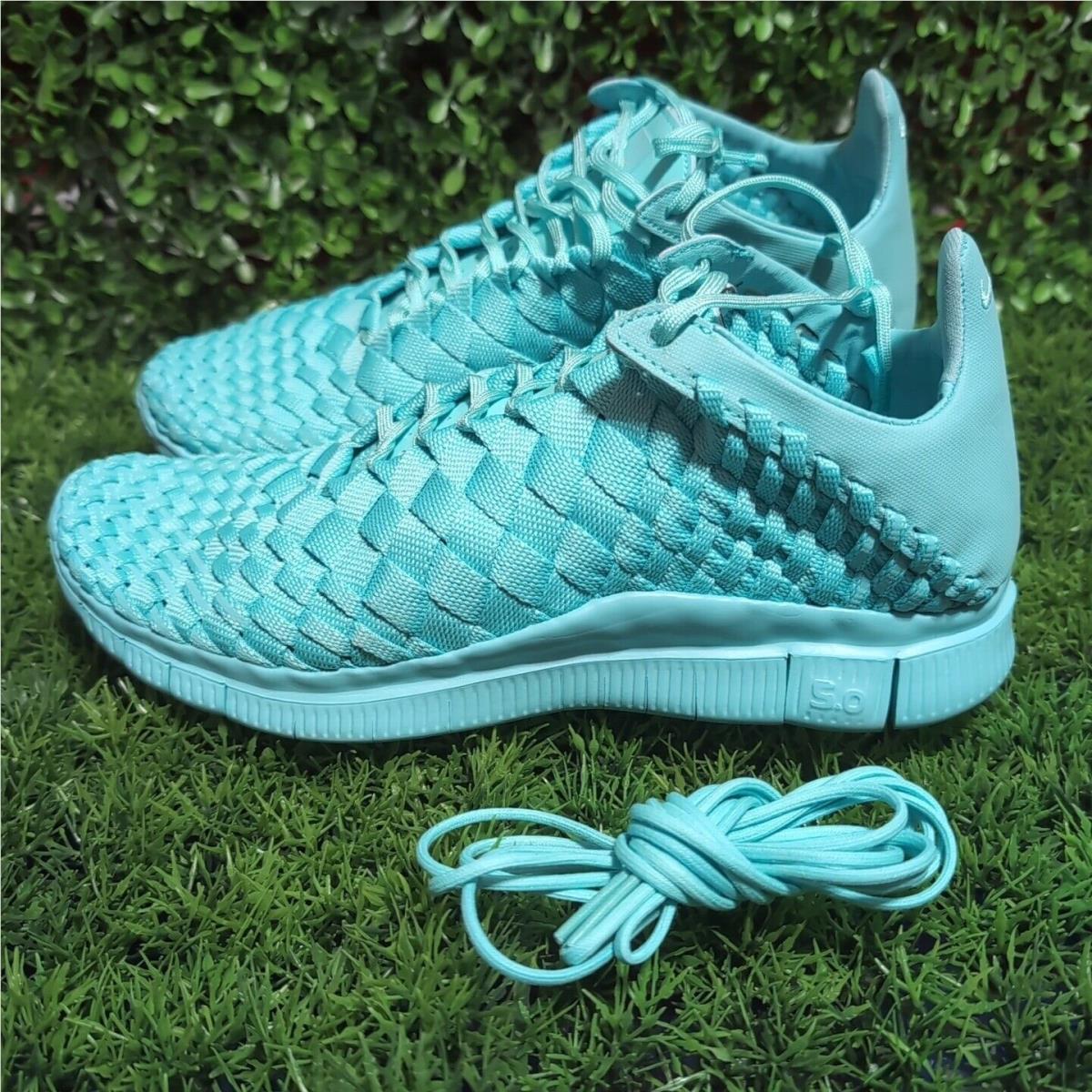 Nike free inneva woven aqua best sale