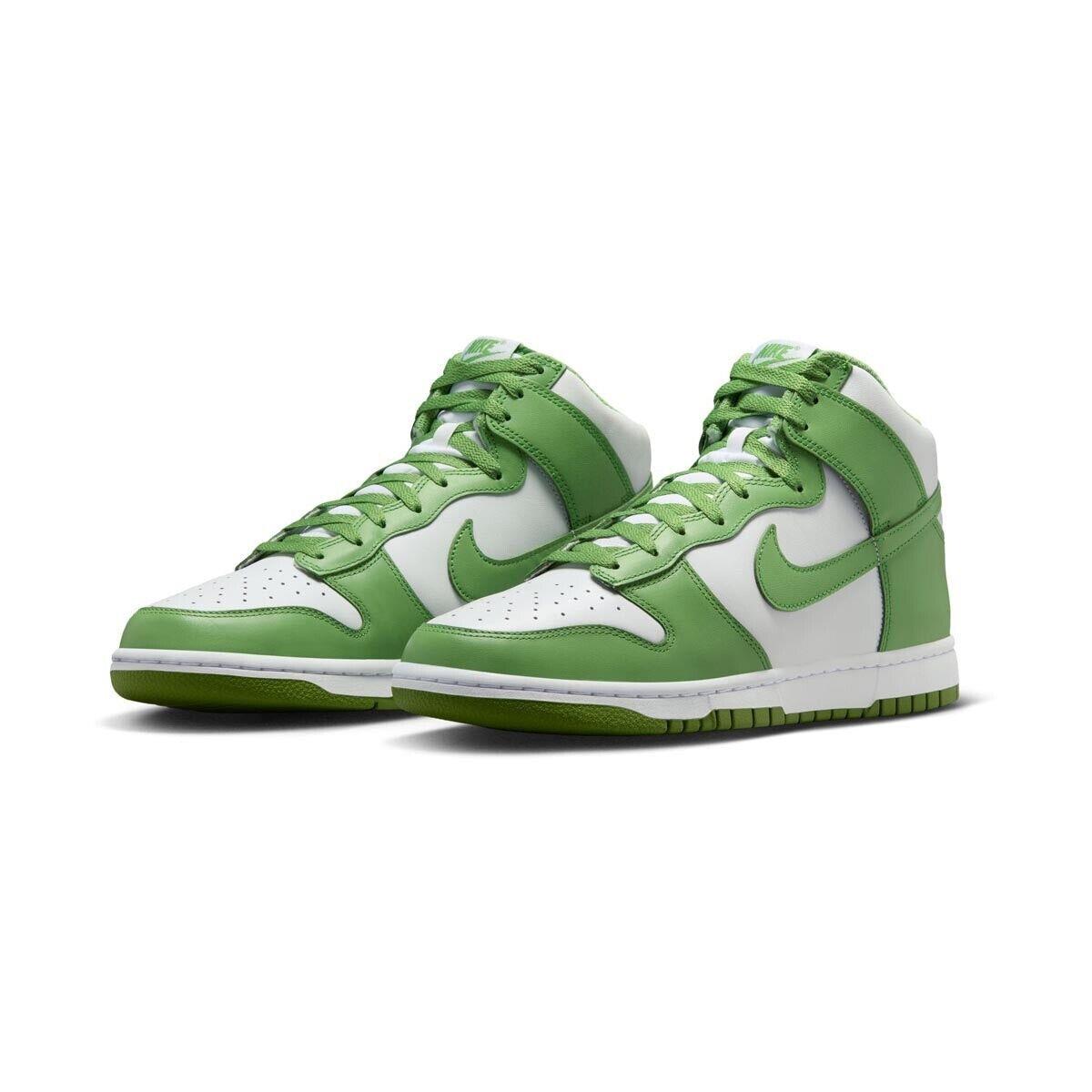 Mens Nike Dunk High Retro_white/chlorophyll-white DV0829-101-SIZE 14