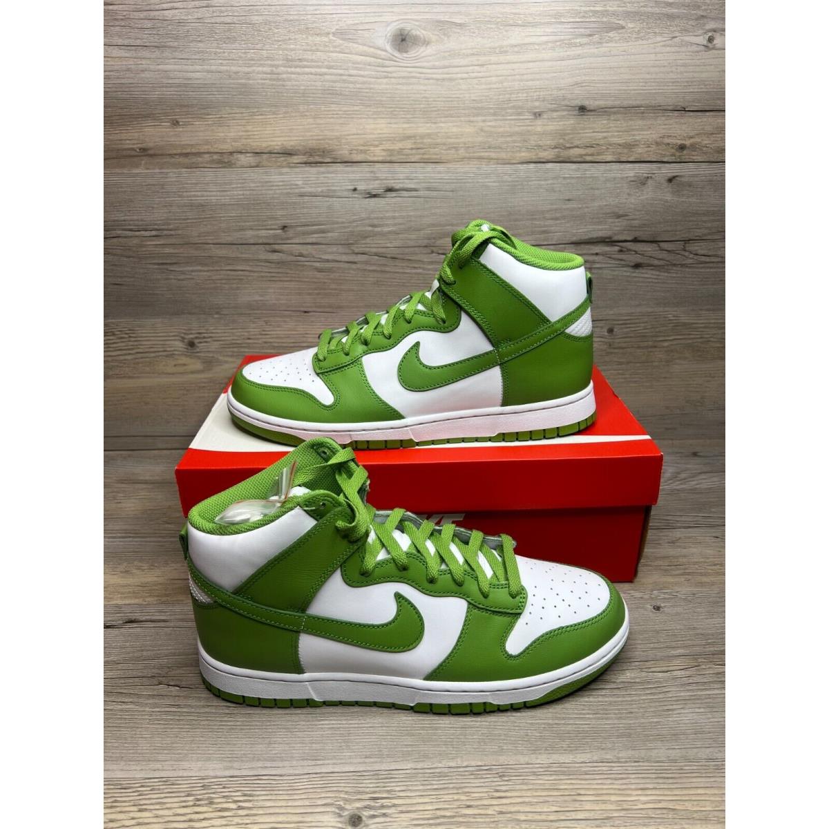 Nike Dunk High Retro Mens Size 10.5 Chlorophyll White DV0829 101 - White