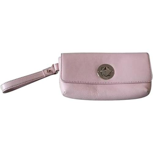 Kate Spade New York Chrystie Street Evan Leather Wristlet Clutch Cipria Pink