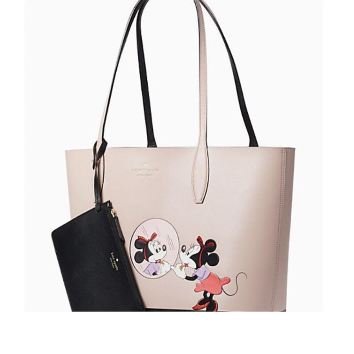 Kate Spade Collectible Disney Minie Mouse Large Reversibletote with Wristlet