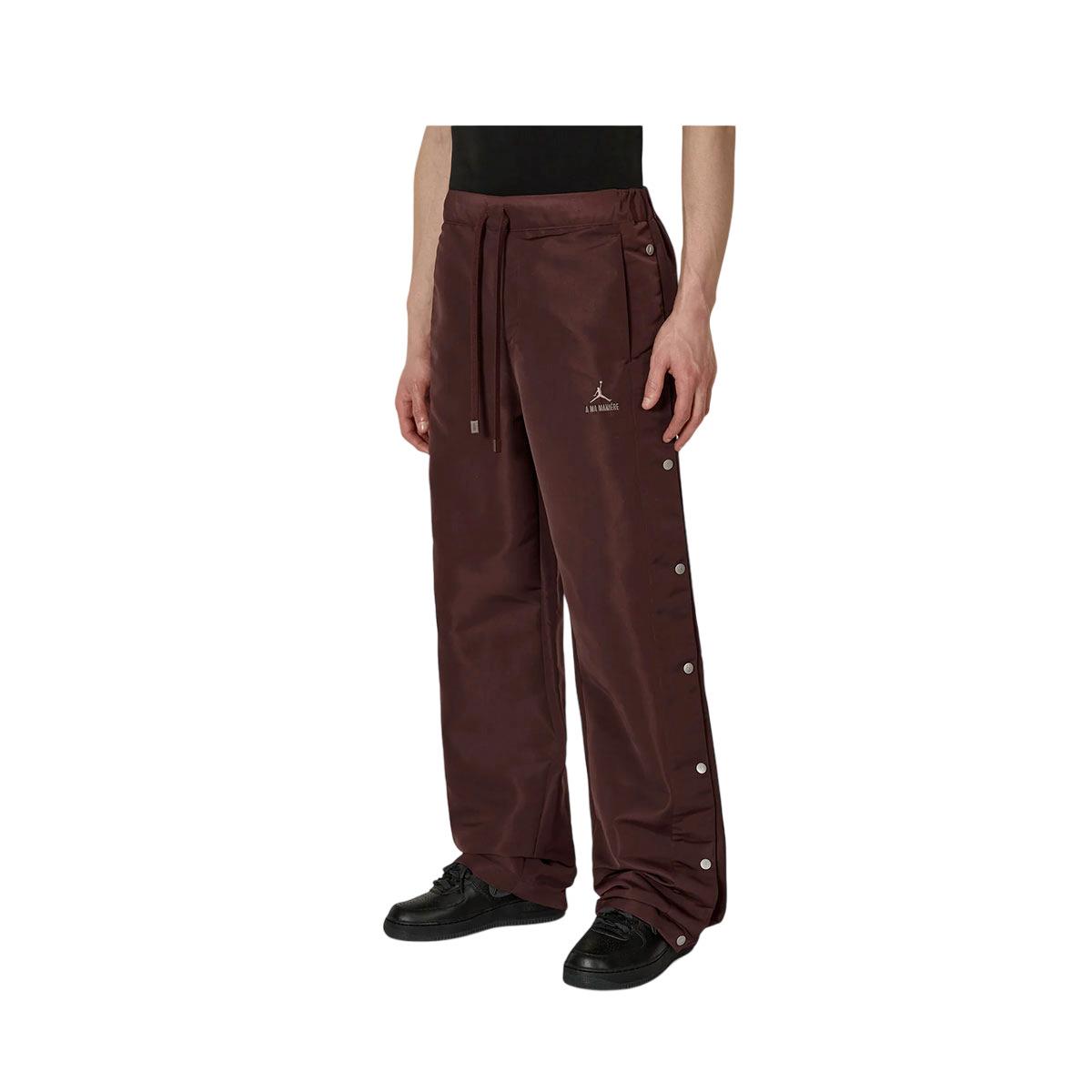 Air Jordan Men`s x A Ma Mani re Snap Pants DV7458-263 Mahogany XL Nike