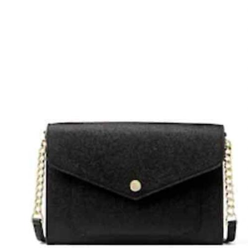 Kate Spade Tinsel Flap Crossbody IN Black