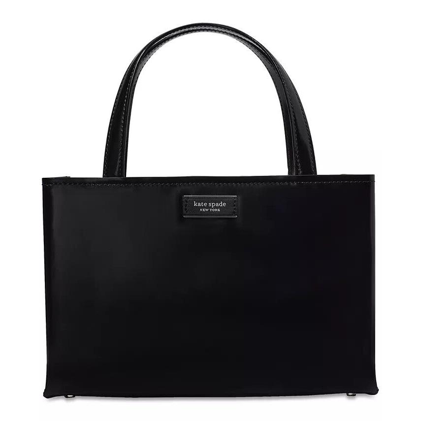 Kate Spade Sam Icon Spazzolato Leather Small Tote Black