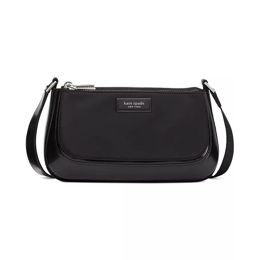 Kate Spade Sam Icon Ksnyl East-west Small Crossbody Black