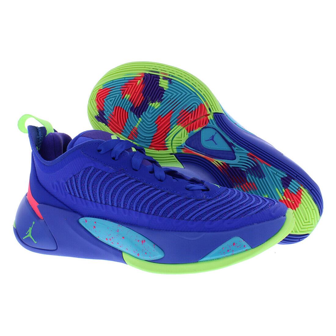 Nike Jordan Luka 1 GS Boys Shoes Size 3.5 Color: Racer Blue/ghost Green - Racer Blue/Ghost Green, Main: Blue