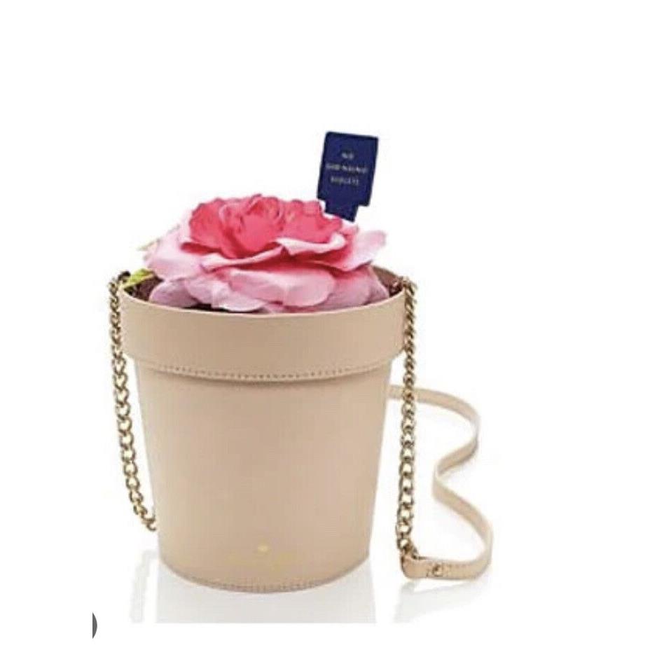 Pkg 2015 Kate Spade Spring Forward Pink/beige Flowerpot Crossbody