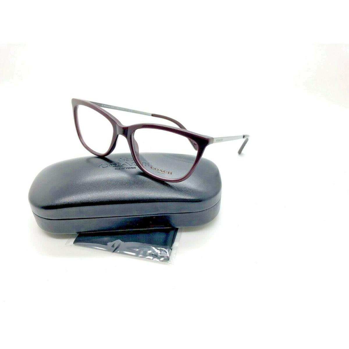 Coach HC 6124 5509 Solid Oxblood Optical Eyeglasses 51-17-140mm /case