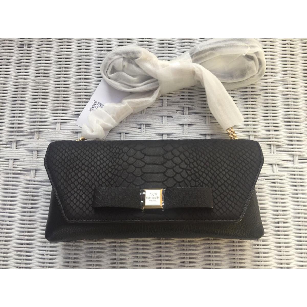 Kate Spade Rivas Street Adley Black Crossbody Leather