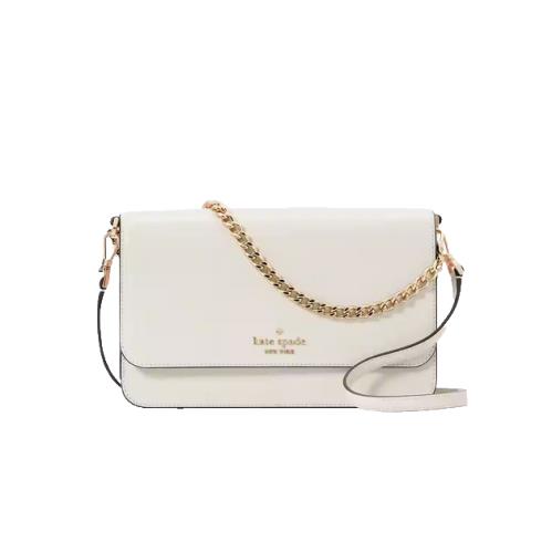 Kate Spade Madison Large Flap Convertible Crossbody in Meringue