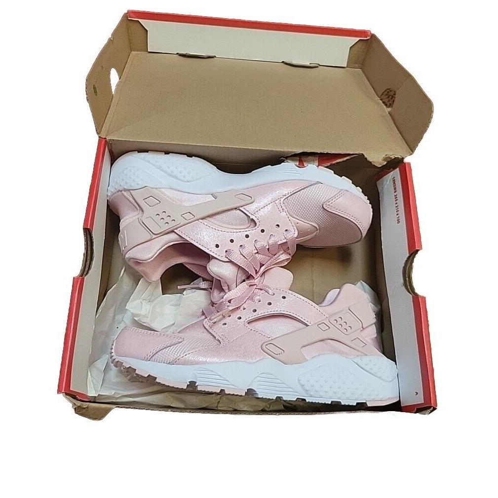 Nike Huarache Run SE GS Prism Pink 904538-600 Size 4 Youth Girl Casual Running - Pink