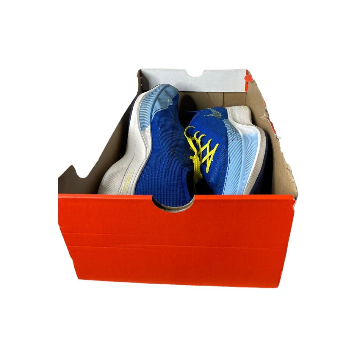 Nike Zoomx Vaporfly Next% 2 Men`s Size 15 Royal/yellow DM8324-400 - Blue