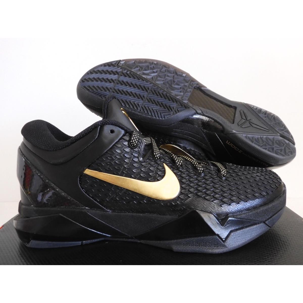 Nike Zoom Kobe Vii 7 System Elite Away Black-metallic Gold SZ 8 511371-001