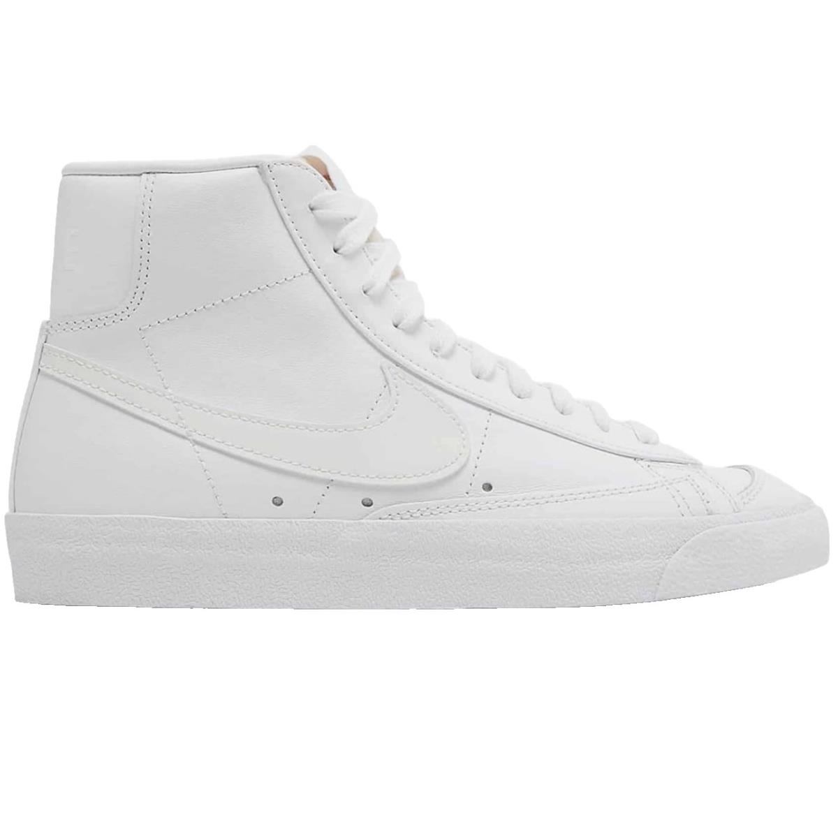 Nike Women`s Blazer Mid `78 Sneakers White Size 10 US - White