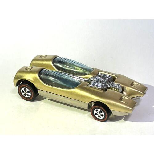 1993 Hot Wheels Custom Made Redline Metallic Gold Splittin Image