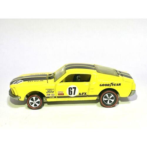 Hot Wheels Custom Made Redline `67 Ford Mustang Fastback Yellow