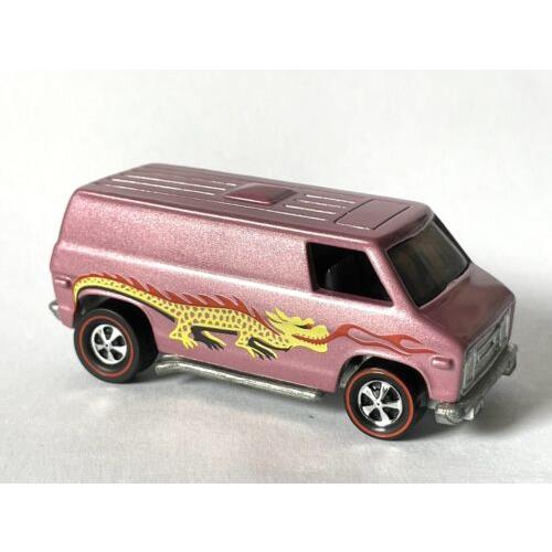 1974 Redline Hot Wheels Super Van - Custom Made - Pink Dragon Redline
