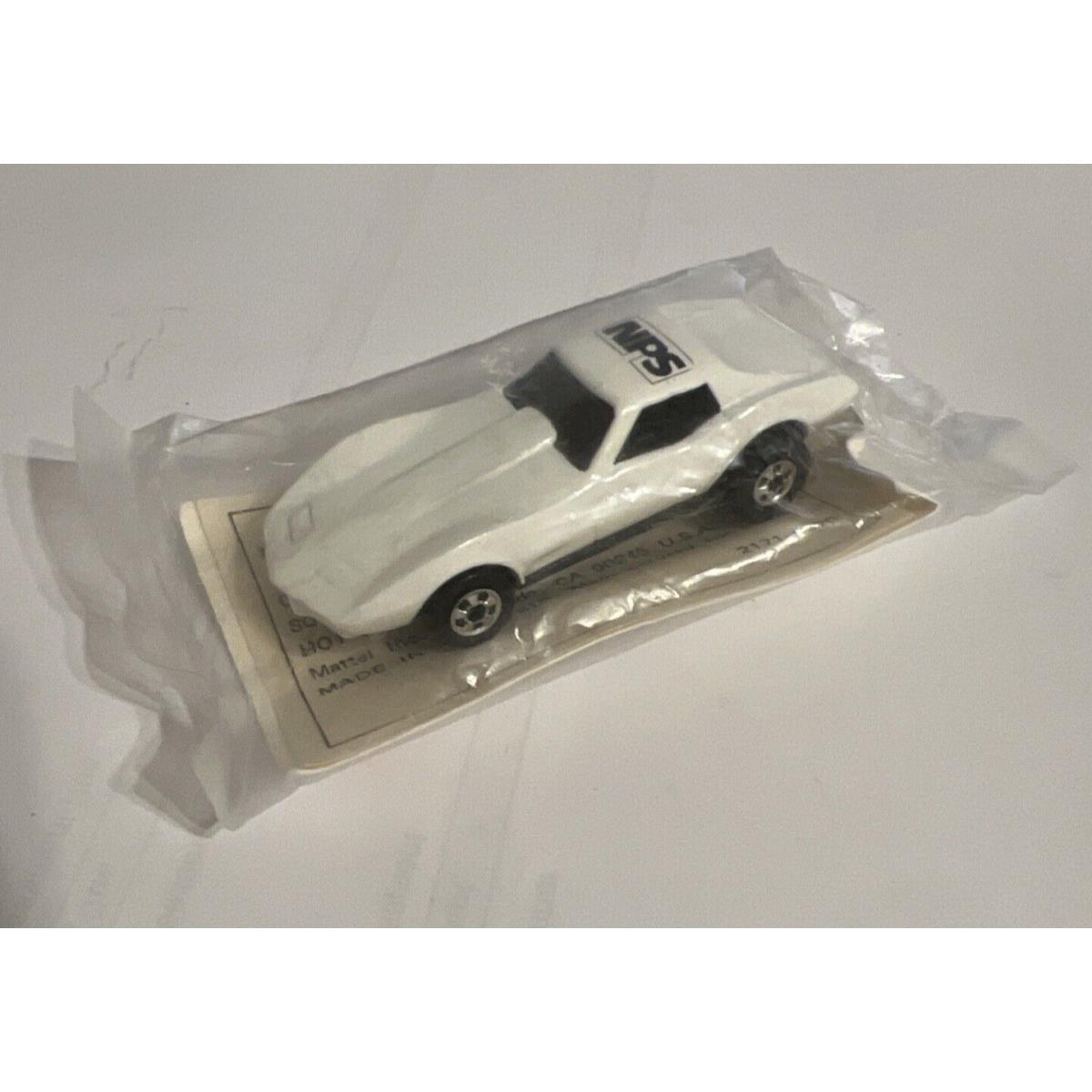 1991 Hot Wheels National Premiums Show Nps Promo Corvette Stingray White Baggie