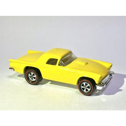 Custom Made Ford T-bird Thunderbird High Gloss Yellow Hot Wheels Redline
