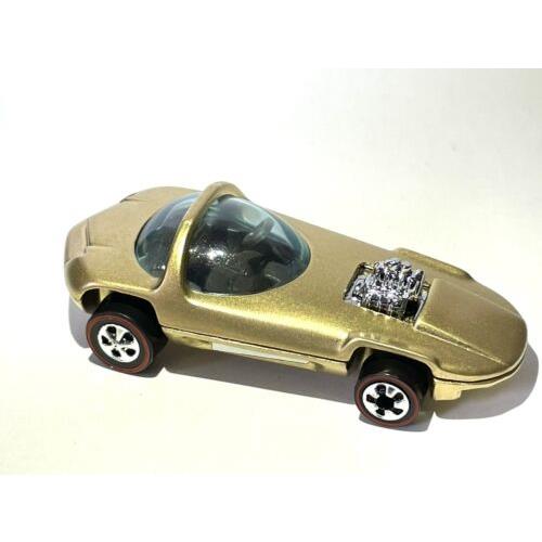 Hot Wheels Silhouette Custom Made Metallic Gold . 1994