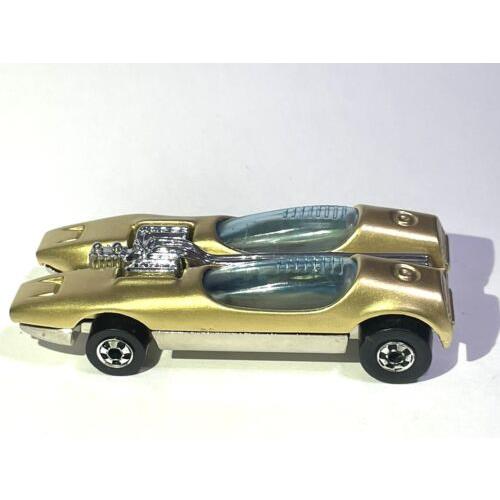 1993 Hot Wheels Custom Made Blackwall Metallic Gold Splittin Image