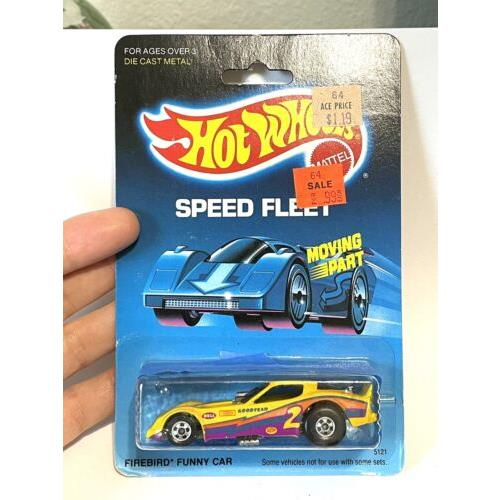 Hot Wheels Speed Fleet Firebird Funny Car On Card Wow