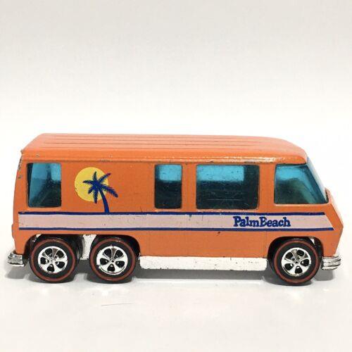 Hot Wheels Gmc Motorhome - Palm Beach 1977 Orange - Custom Made Redline Mint