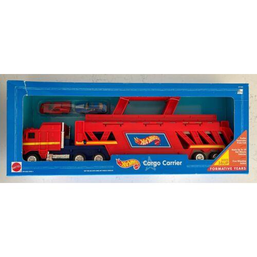 Hot Wheels Cargo Carrier Red Transport Truck Carry Case Mib Die Cast B239
