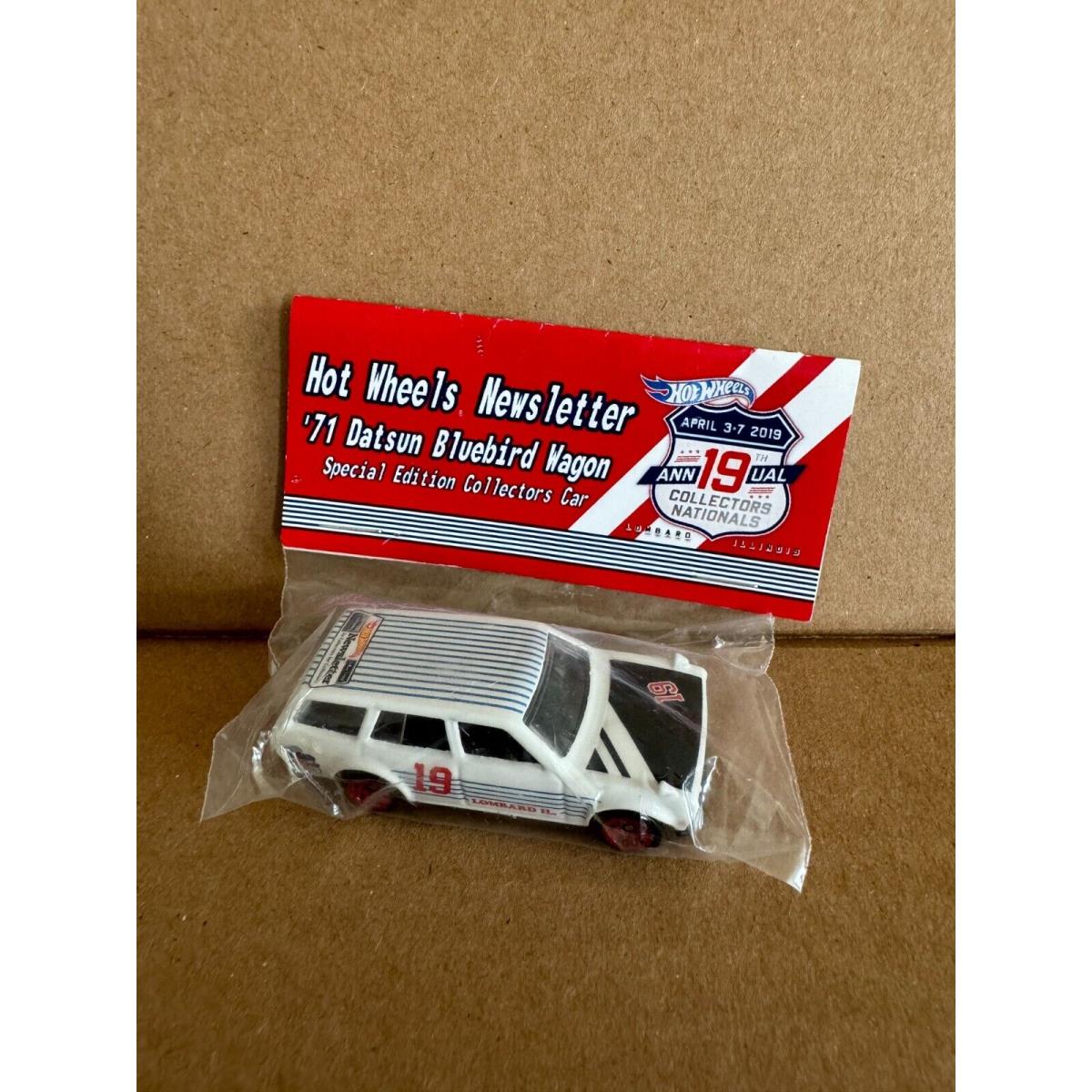 Hot Wheels 19th Annual Collectors Nationals `71 Datsun Bluebird Wagon A1