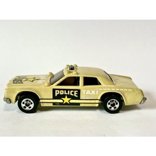 Hot Wheels Blackwall Color Racer Sheriff Patrol Tan Yellow Very Nice