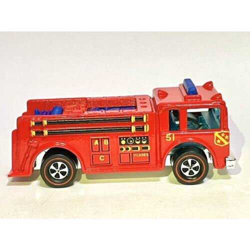 Fire Eater Diecast Fire Truck Hot Wheels Custom Made Redline