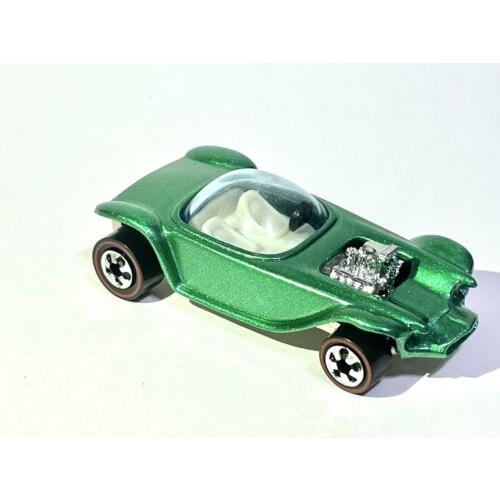 Custom Made - 1993 Hot Wheels Beatnik Bandit Redline - Metallic Green