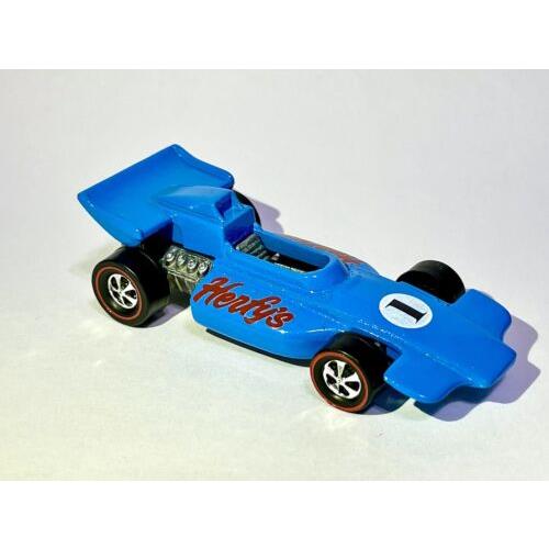 Custom Made Herfy S Hot Wheels Malibu Gran Prix Blue 1973 Indy Car