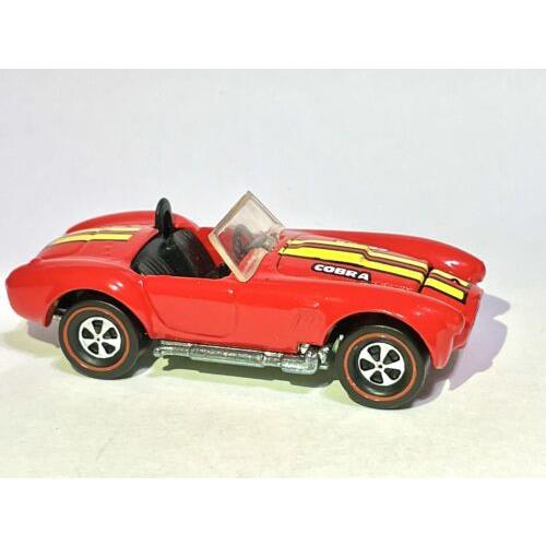 Hot Wheels Classic Cobra Red - Custom Made - Redline - Gloss Red