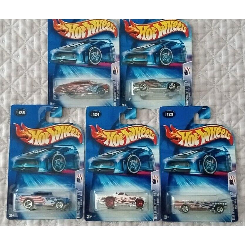 Hot Wheels 2003 Star Spangled 2 - Complete Set OF 5