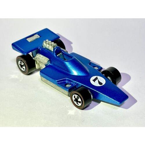 Custom Made Metallic Blue Hot Wheels Redline 1975 Formula 5000