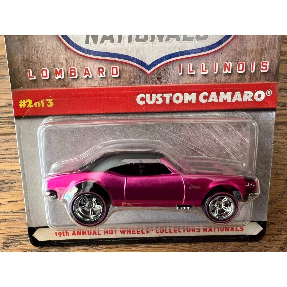 Hot Wheels - 2019 Collectors Nationals Lombard IL - Custom Camaro - Pink/black