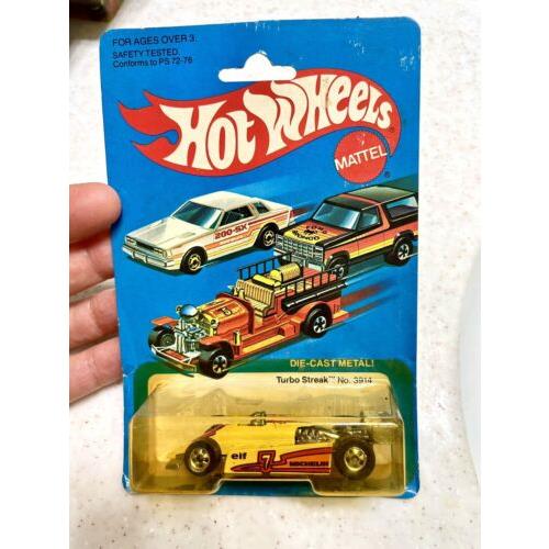 Hot Wheels 1982 Mint Turbo Streak - Indy Car - Yellow 20 Wow