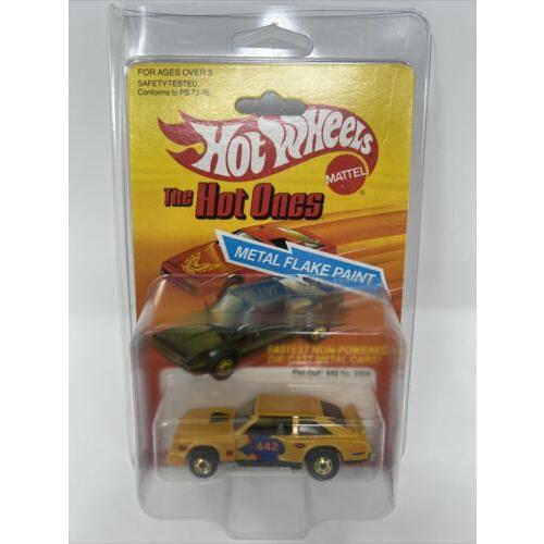 1982 Hot Wheels The Hot Ones Flat Out 442 2506 Pristine W Protective Case
