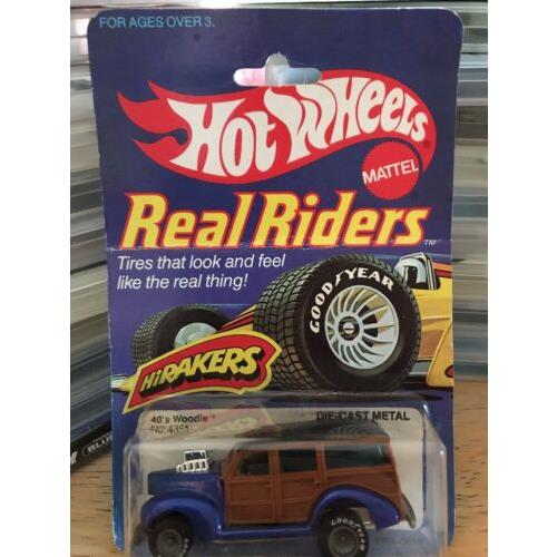 Hot Wheels 1982 Real Riders 40`s Woodie Hirakers Hong Kong