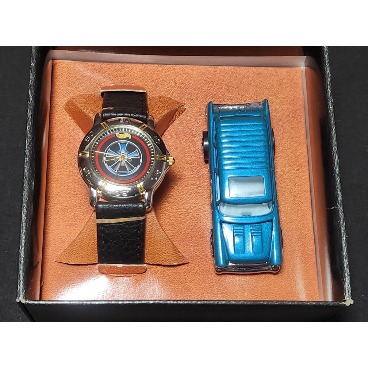 Vintage 1998 Hot Wheels Collectibles Watch Car Set 1955 Chevy Nomad 1 of 5000