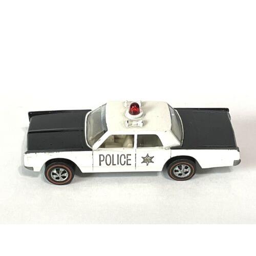 Hot Wheels Mattel Inc Redline Die Cast Car Collectable 1968 Cruiser Police