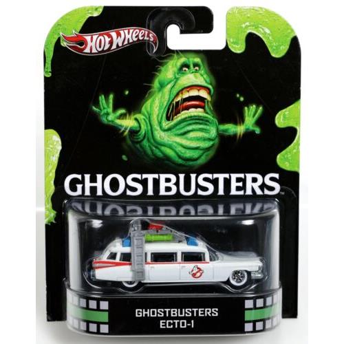 Hot Wheels Ghostbusters Ecto-1 Retro Entertainment Series X8919 Nrfp White 1:64