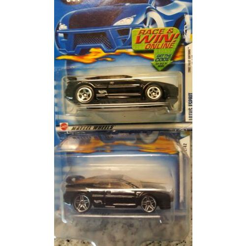 Hot Wheels Lotus Spirit Black with Rare Wheels Variation . Vhtf. Exotics