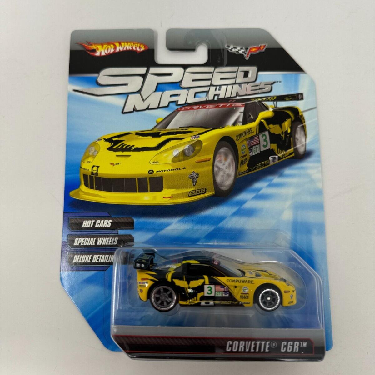 Hot Wheels Speed Machines Corvette C6R Racecar 1:64