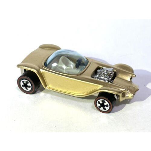 Custom Made - Gold 1993 Hot Wheels Beatnik Bandit Redline