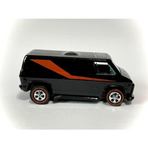 1974 Custom Made Redline Hot Wheels Blacked Out Theme Van Mint