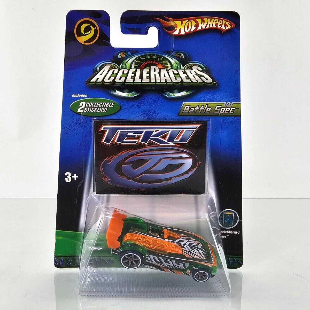 Hot Wheels Acceleracers Teku Battle Spec Green 2nd Generation Charged 2005 Rare
