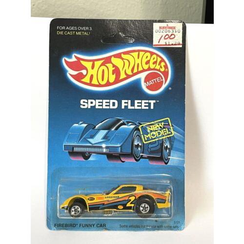 Hot Wheels Speed Fleet Firebird Funny Car On Card Wow